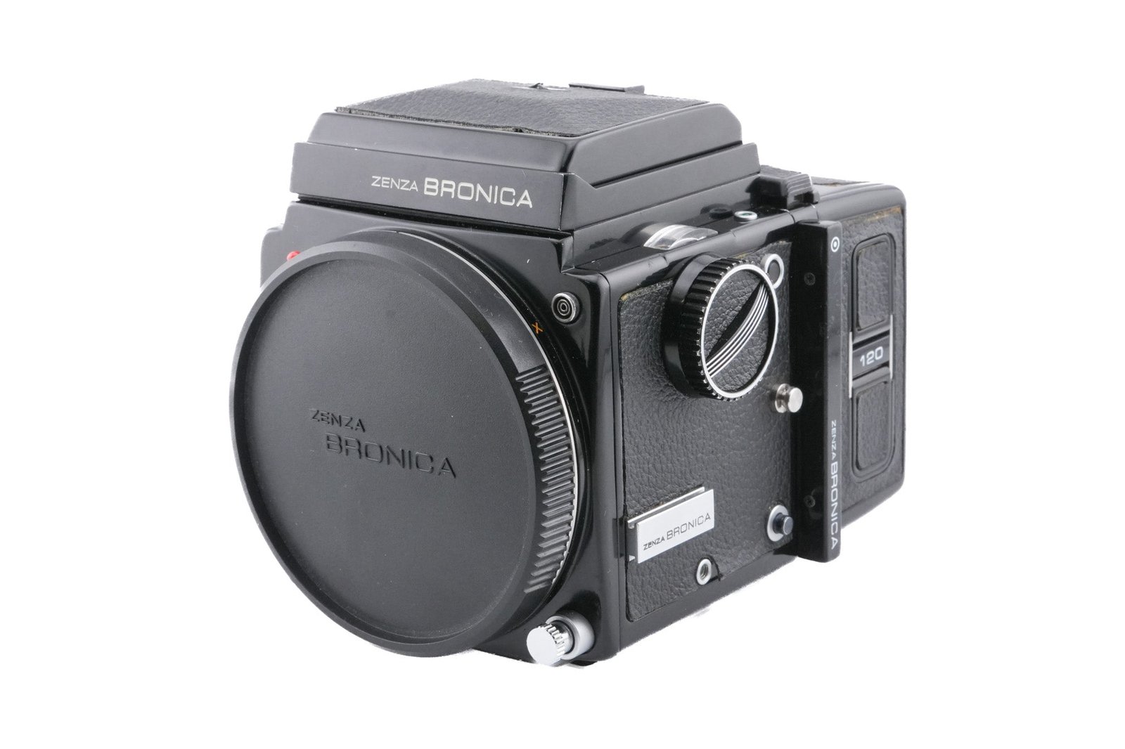 Zenza Bronica ETR + 120 Film Back + Waist Level Finder
